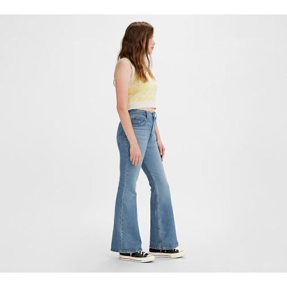 NWT Levi's Premium 70’s High Flare Jeans in Sonoma Walks - Light Wash, Size 32 - Picture 2 of 16